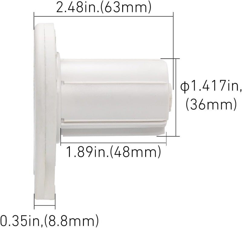 Rollerhouse Roll Ease R-Series R16 Roller Shade Clutch (R16C53) – Compatible with 1.5” Tubes – Replacement Clutch Mechanism for Roller Blinds & Shades – Fixes Broken R16 Clutch - Image 2